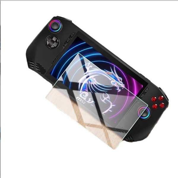 2.5D Arc-Edge HD skärmskydd i härdat glas för MSI Claw Gaming Console