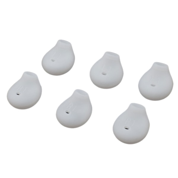 In-ear Silikoni-nappikuulokkeiden kärjen suojukset Samsung Galaxy S6/S7, Note5/Note7 Valkoinen