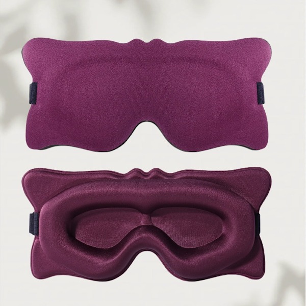 3D-muotoiltu unimaski - täydellinen valon esto Tumma violetti