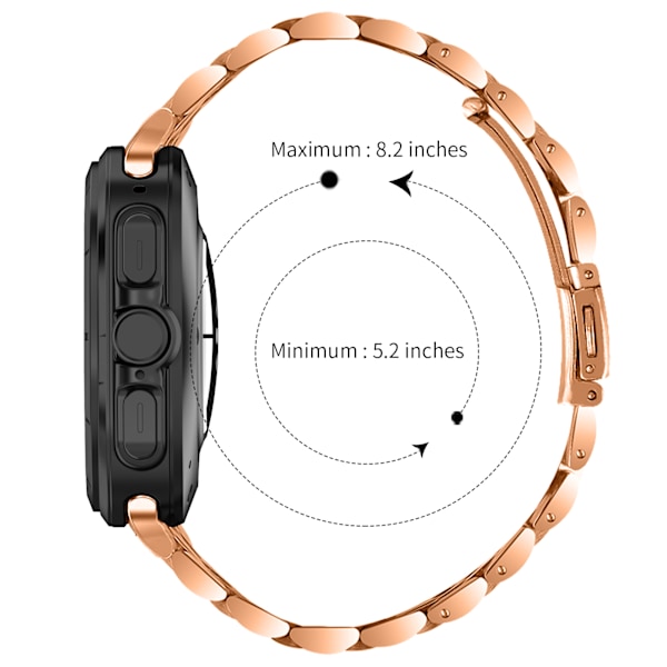 Urrem i rustfrit stål til Samsung Galaxy Watch 7 Ultra 47MM Guld