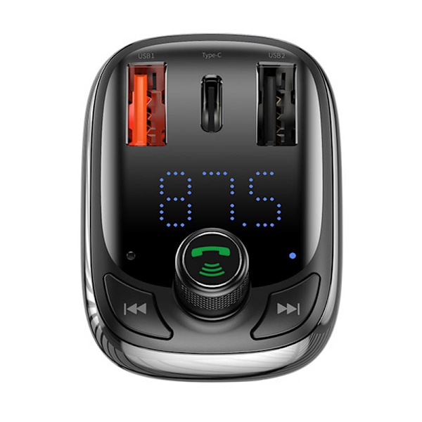 Bil Bluetooth MP3-afspiller Baseus T Shaped S-13 Black OS