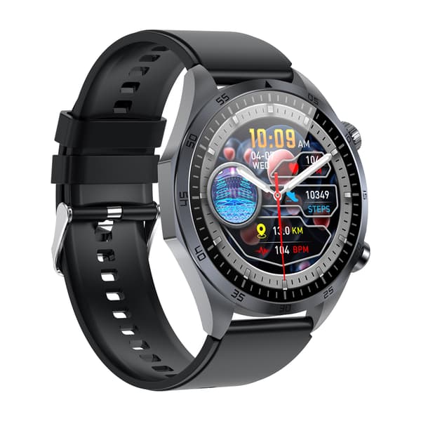 Smartwatch med avancerad hälsoövervakning Black Black