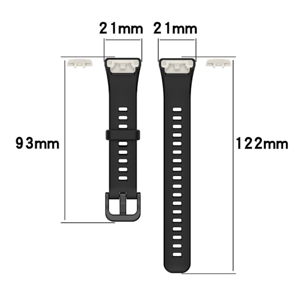 Huawei Honor Band 6 strop Sort