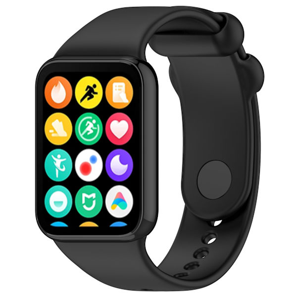 Klockarmband i Silikon för Xiaomi Band 8 Pro Svart