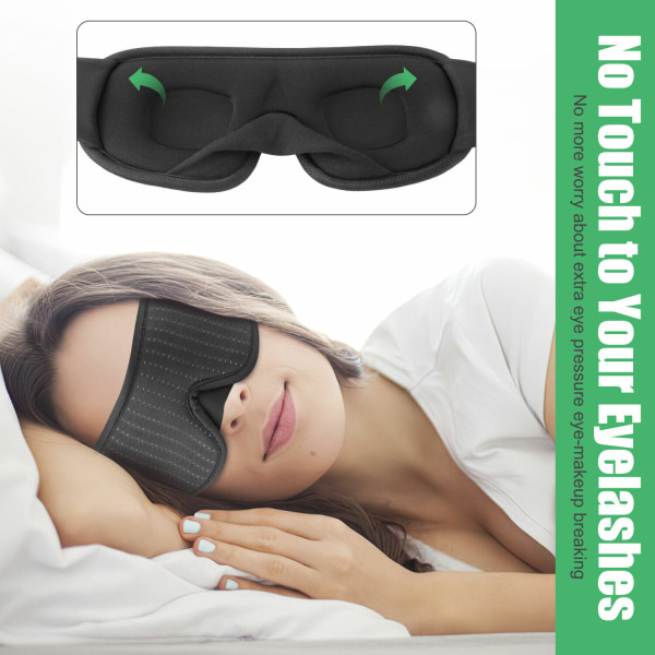 INF 3D sovemaske øjenmaske