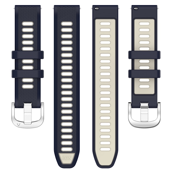 Klockarmband silikon Garmin Forerunner 265 / 265 Music Garmin Forerunner 265 / 265 Music / 255 / 255 Music / Venu 2 / Vi Mörkblå