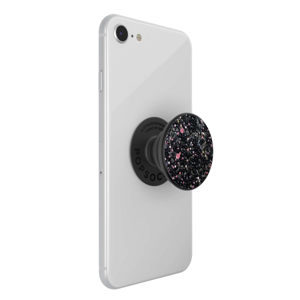 POPSOCKETS Sparkle Black Avtagbart Grip med Ställfunktion Premium