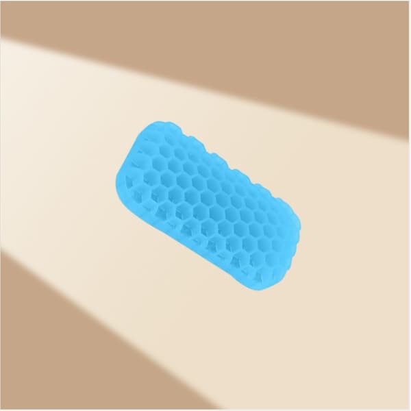 Bekvämt TPE Honeycomb Handledsstöd Blue Blue