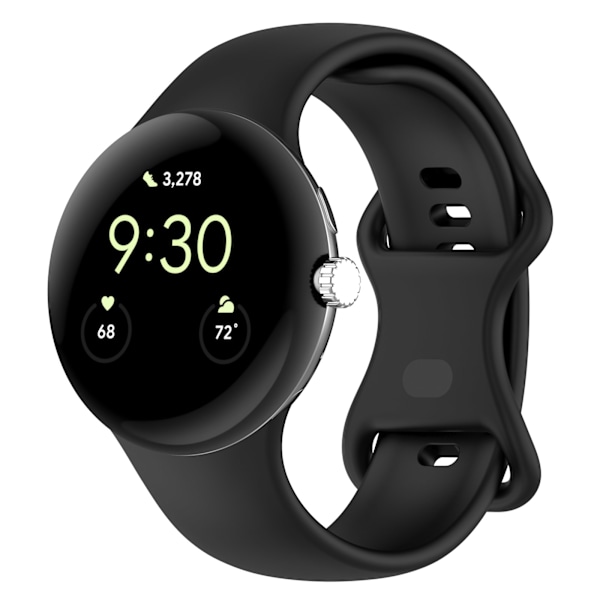 Silikoneurrem til Google Pixel Watch 3 Sort M