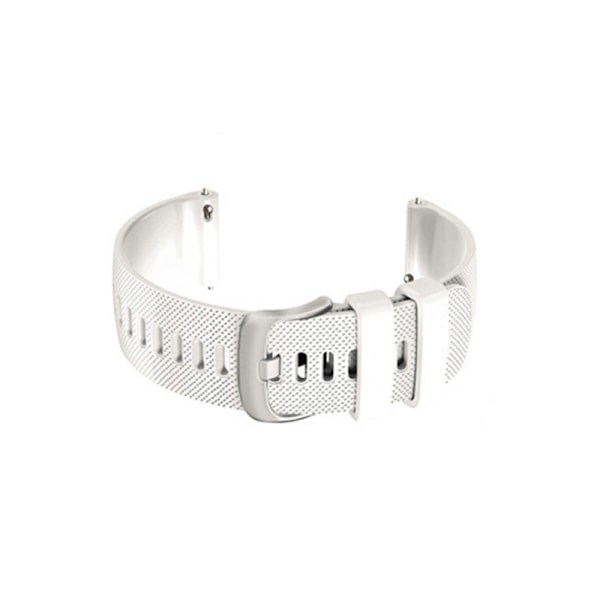 Silikonarmband 22mm - Kompatibel med Garmin, Samsung, Huawei och mer Vit