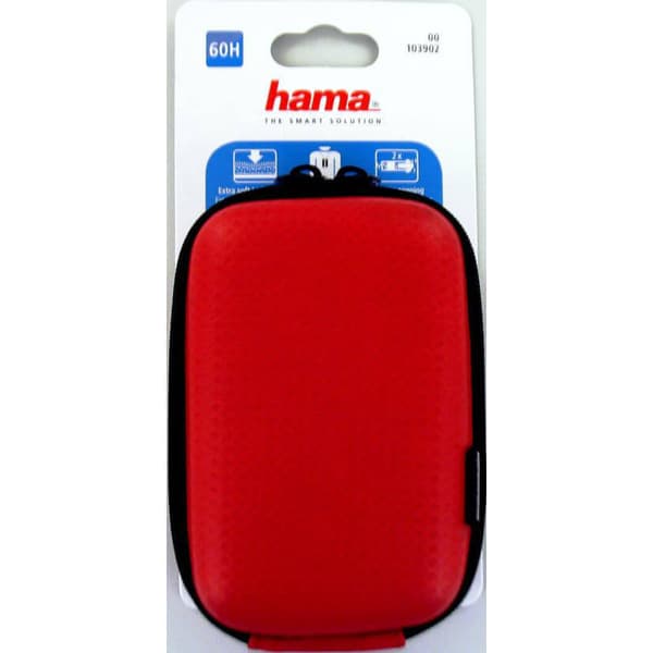 Kompaktväska Hardcase 60H Carbon Style Röd
