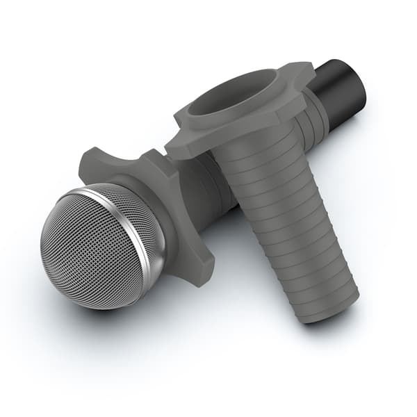 Silikonisuojus Shure SM58 -mikrofonille DarkGrey DarkGrey