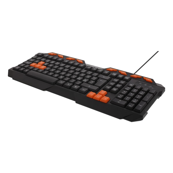 DK110 Membrane Keyboard, anti-ghosting, nordic layout, black