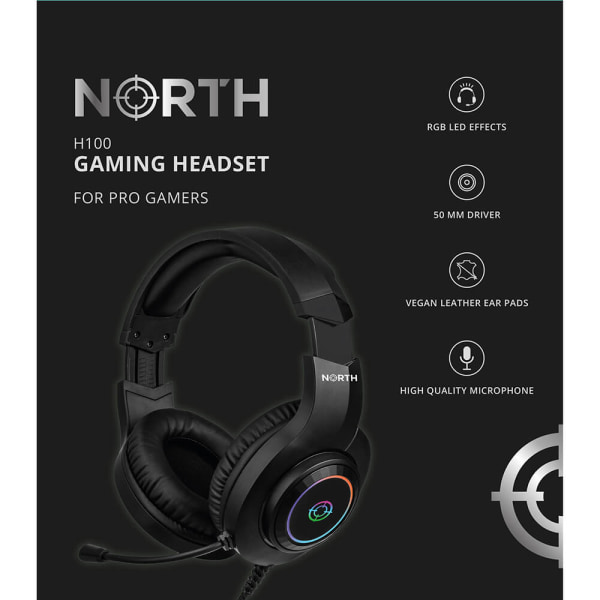 NORTH Gaming-Headset H100 RGB