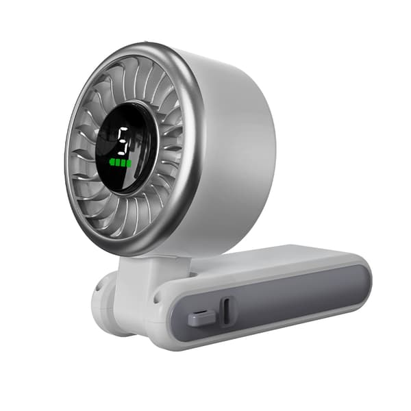 Foldbar Ventilator: Bærbar Køleløsning White White