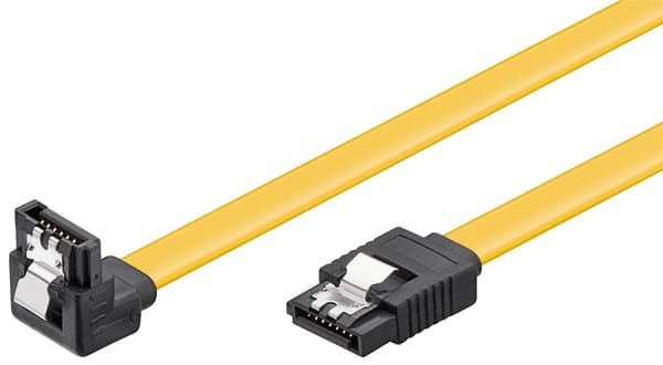 PC-datakabel, 6 Gbit/s, 90° klemme