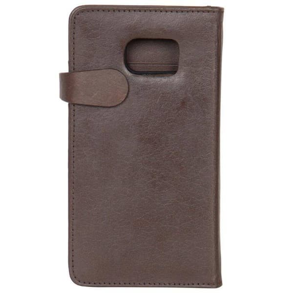 Wallet Læder Samsung S6 Brun