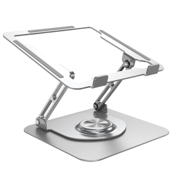 360° roterande bärbar stativ - hopfällbar bärbar datorhållare i aluminiumlegering Silver