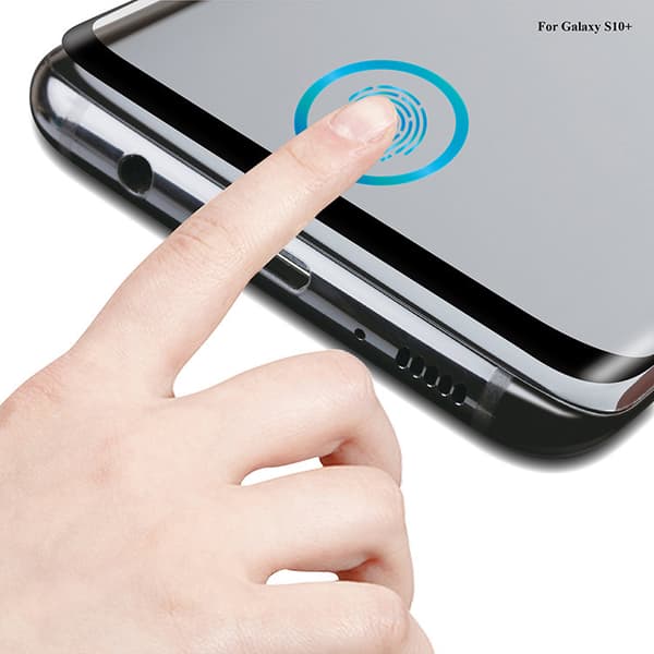 Samsung Galaxy S10 Plus Läpinäkyvä Karkaistu Lasinen Näytönsuoja