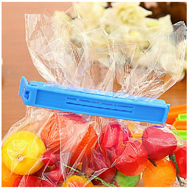 Flerfärgade Förseglingsklämmor, 10-pack