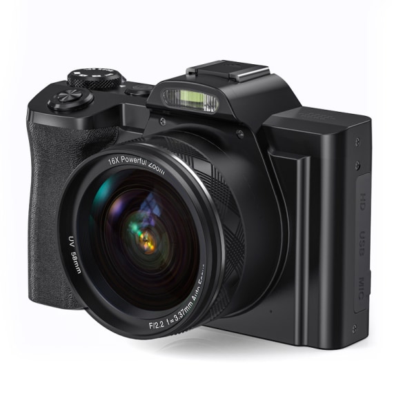 INF Digitalkamera 5K 48MP 16 x zoom 3,5-tums skärm, autofokus, anti-shaking