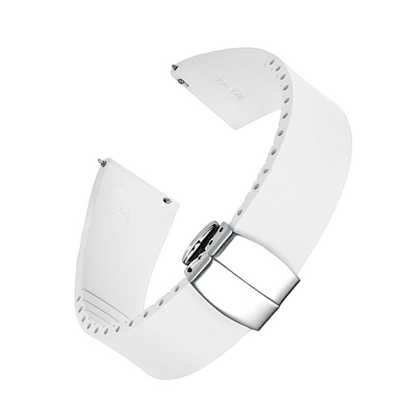 Klockarmband - Andas och vattentät Vit 21 mm