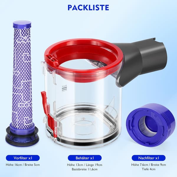 Dyson V8 Støvbeholder med Filterudskiftning