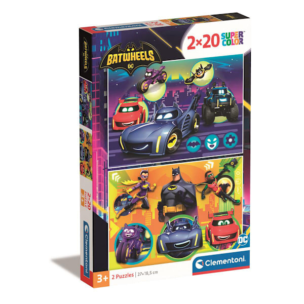 Pussel 2x20 Pcs Batwheels