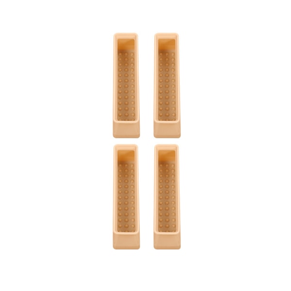 Silikonmöbelbensskydd för golvskydd Beige