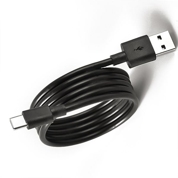 3A Snabbladdning Type-C Kabel (2-Pack) Black M Black M