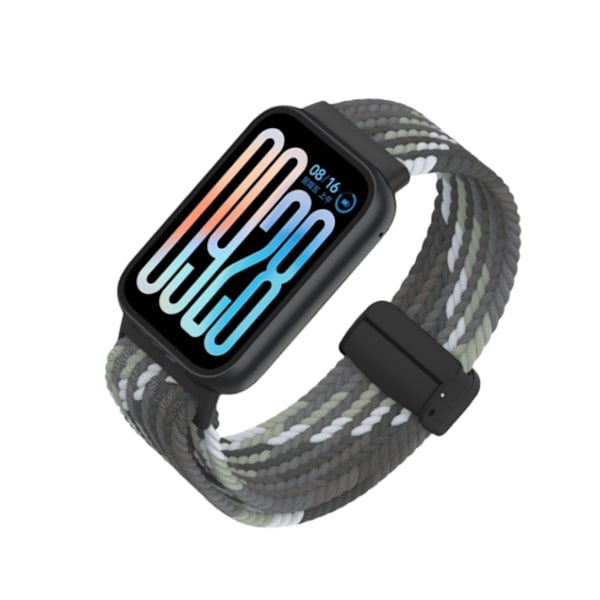 Nailoninen ranneke Xiaomi Mi Band 9 Pro / 8 Pro:lle, Redmi Watch 5:lle Monivärinen 1
