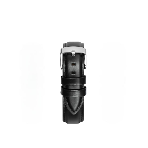 Retro kellon ranneke aitoa nahkaa DW-kelloille 20 mm Musta