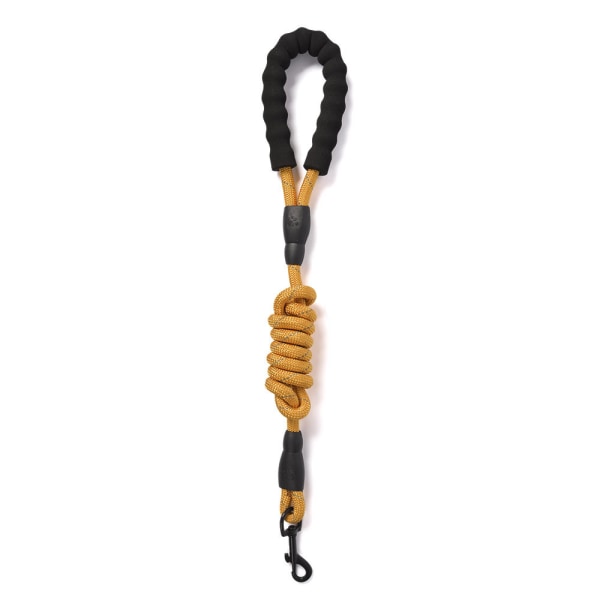 Reflekterende nylon hundesnor Sort
