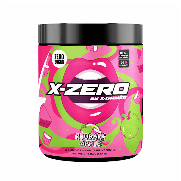 Energidrikpulver X-Zero 160 gram Rhubarb Apple