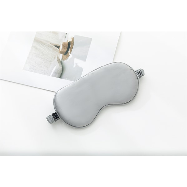 100% Mulberry Silk Sovemaske Grå