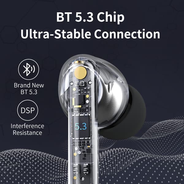 J16 Pro TWS Bluetooth-hörlurar: ENC-brusreducering