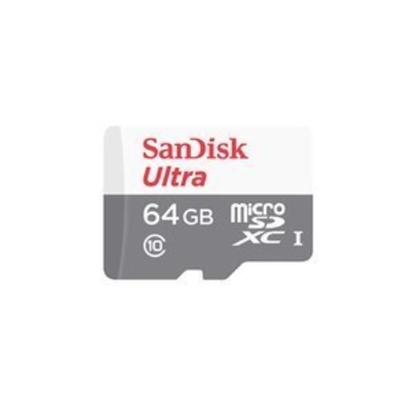 Minneskort SanDisk Ultra Android microSDXC 64GB 100MB/s Klass 10 UHS-I (SDSQUNR-064G-GN3MN)