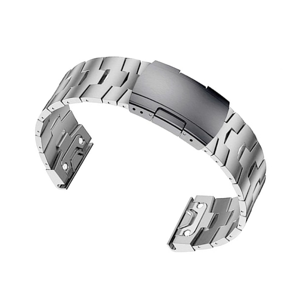 22 mm:n pikalukitteinen ruostumattomasta teräksestä valmistettu kellonranneke Garmin Fenix -kelloon