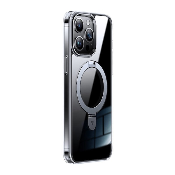 Torras puhelinkuori UPRO Ostand Clear iPhone 15 PRO:lle (läpinäkyvä)