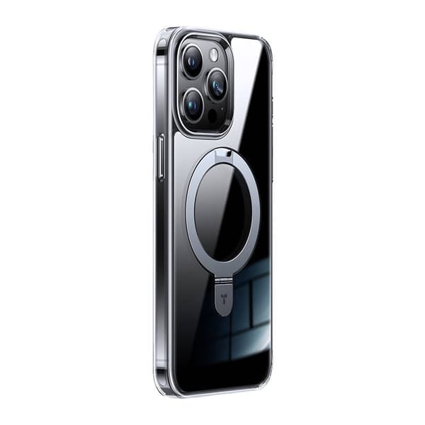 Torras telefonfodral UPRO Ostand Clear för iPhone 15 PRO (transparent)