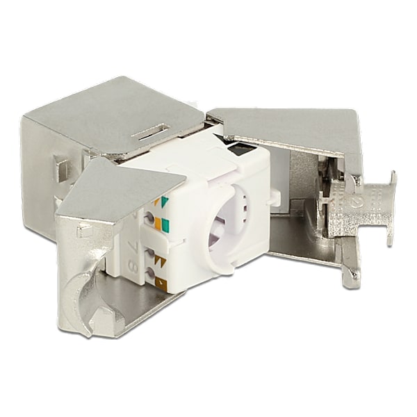Keystone Module RJ45 jack > LSA Cat.6A STP compact