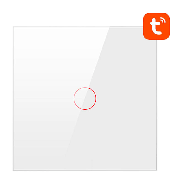 Smart Light Switch WiFi Avatto TS02-EU-W1 1-vägs TUYA (vit)
