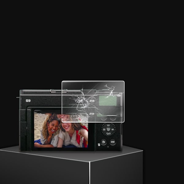 Panasonic S9 skärmskydd i härdat glas för kamera