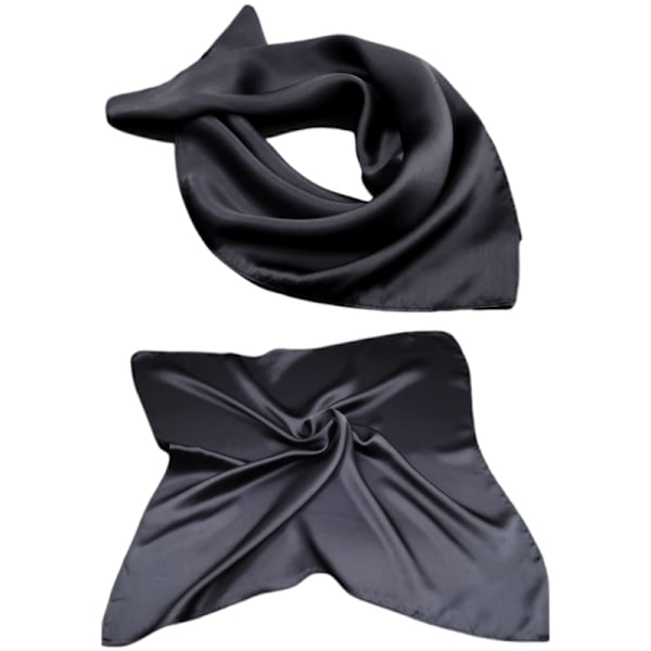 Tyylikäs Silk Square -huivi Laivastonsininen