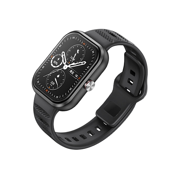 Premium Silikonarmband för Haylou Svart