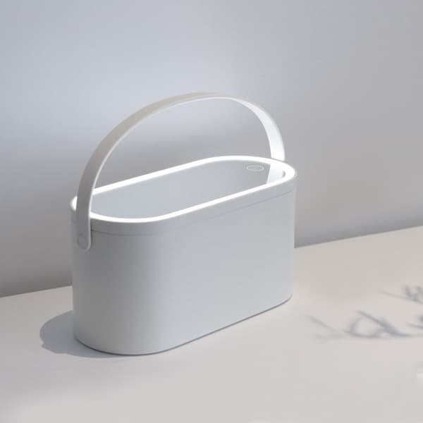 Bärbar LED Sminkspegel med Ljus White White
