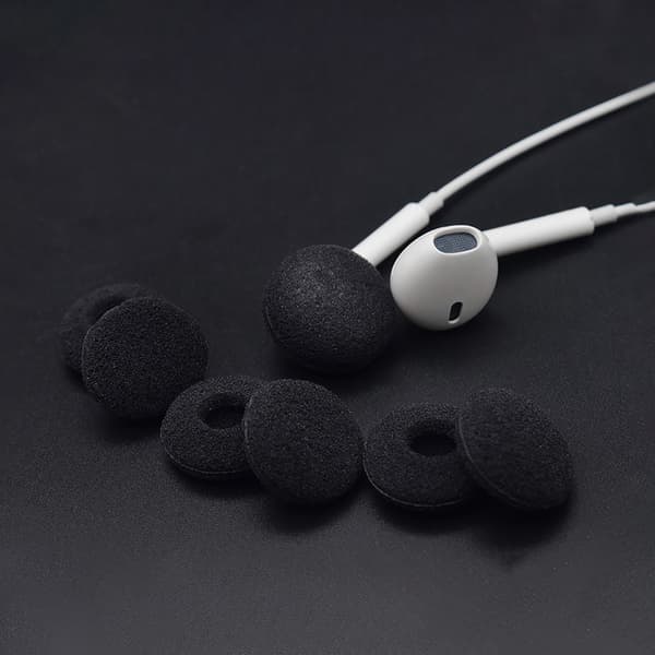 Öronkuddar för in-ear hörlurar 5 par Black Black