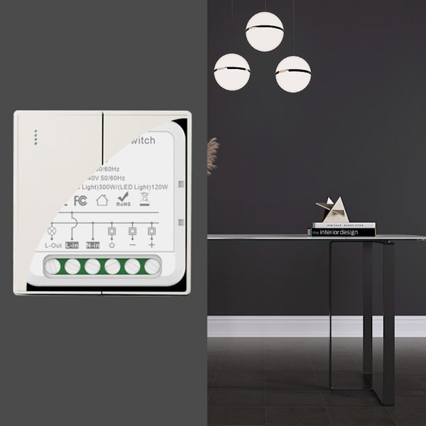 WiFi Smart Dimmer Switch Module - Röststyrning & Timerfunktion