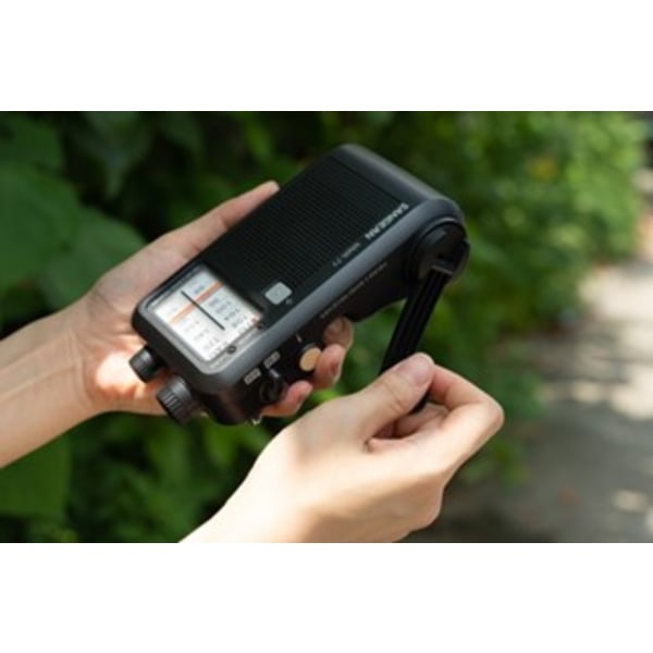 MMR-77 Matt Black Multi-powered AM/FM Receiver