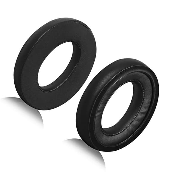 Utbytbara öronkuddar för Sennheiser HD-serien – svarta ice silk-gel-kuddar, 2-pack